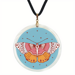 Butterfly Pendant Necklace Adjustable Chain Necklace