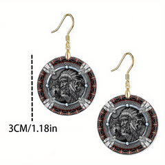 Wolf Head Acrylic Pendant Earrings - Party Jewelry