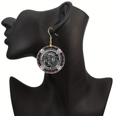 Wolf Head Acrylic Pendant Earrings - Party Jewelry