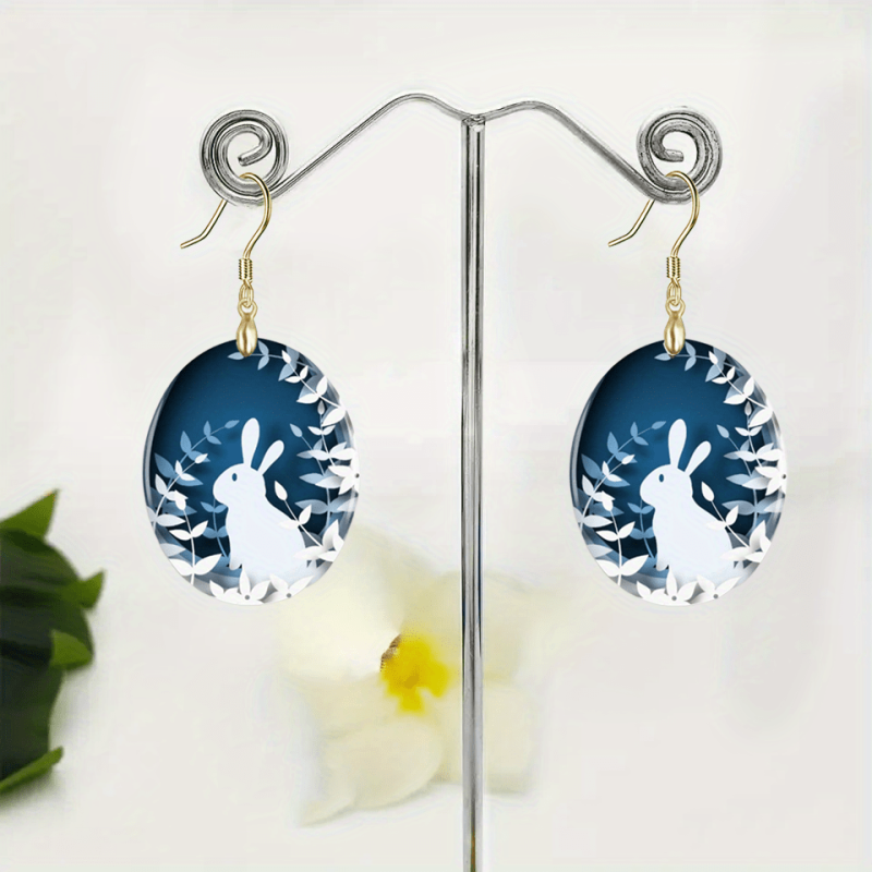 Rabbit Acrylic Earrings Halloween Christmas Party Jewelry