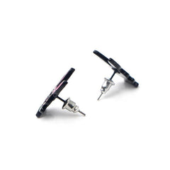 Pink Cartoon Stud Earrings Creative Party Jewelry