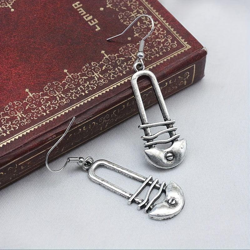 Boho Vintage Half Circle Geometric Earrings