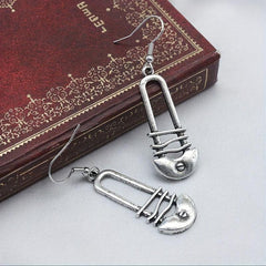 Boho Vintage Half Circle Geometric Earrings