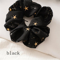 Star Print Hair Ring Hair Rope Headdress 2PCS