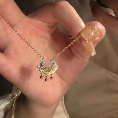 Lock Necklace Good Luck Niche Collarbone Chain