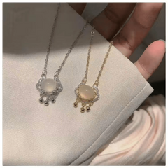 Lock Necklace Good Luck Niche Collarbone Chain