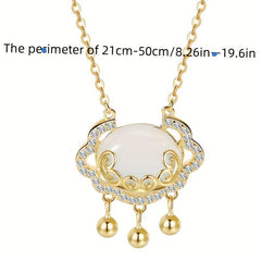 Lock Necklace Good Luck Niche Collarbone Chain