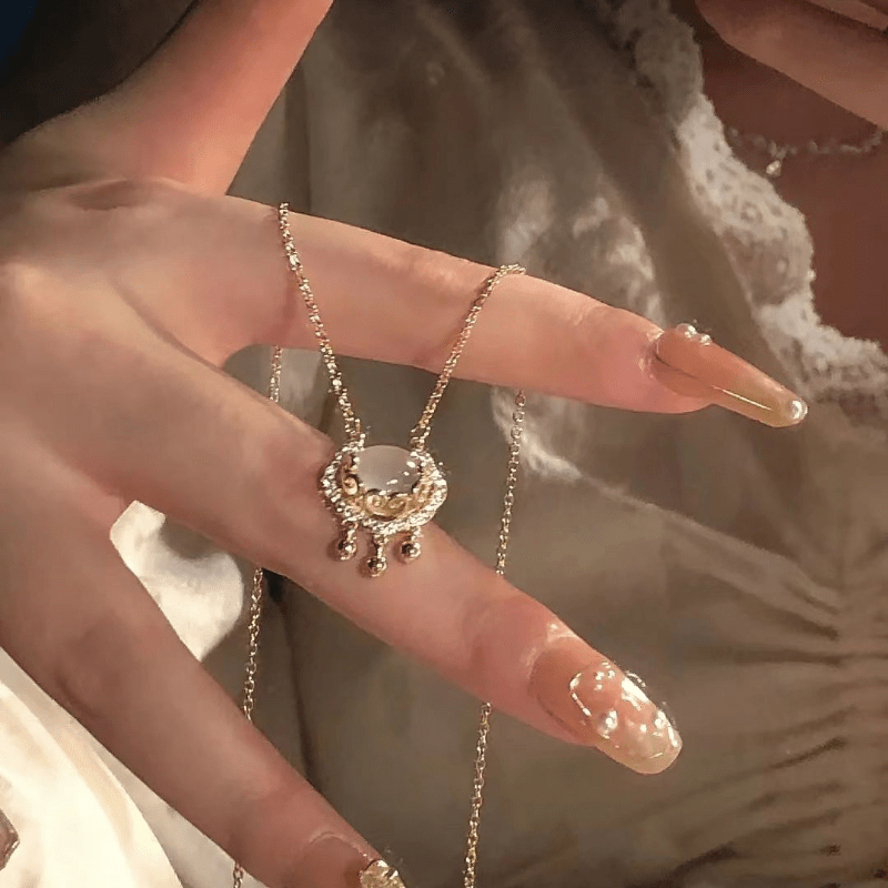 Lock Necklace Good Luck Niche Collarbone Chain