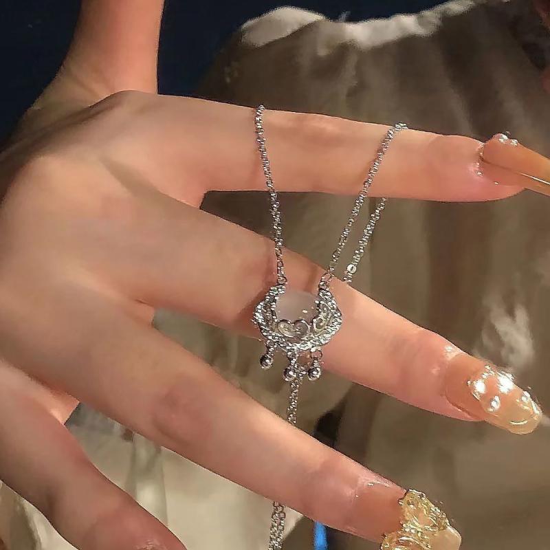 Lock Necklace Good Luck Niche Collarbone Chain