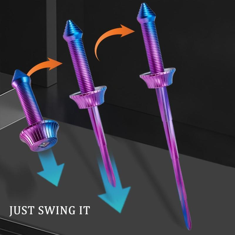 3D Printing Spiral Telescopic Sword Toy - Halloween Cosplay Weapon