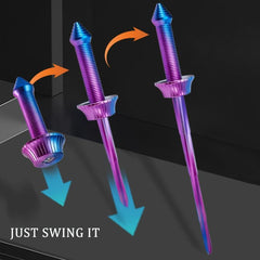 3D Printing Spiral Telescopic Sword Toy - Halloween Cosplay Weapon