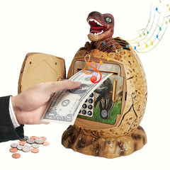Dinosaur Bank with Lights and Music, Password Protected