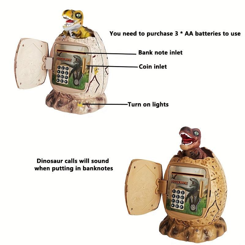 Dinosaur Bank with Lights and Music, Password Protected