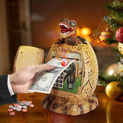 Dinosaur Bank with Lights and Music, Password Protected
