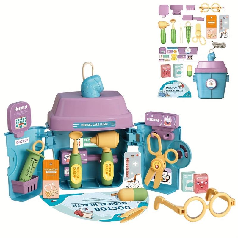 Ice Cream Playset Doctor Tool Toys Gift for Kids