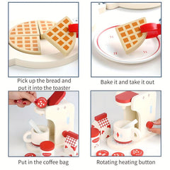Interactive Burger Coffee Machine Toy Set for Kids