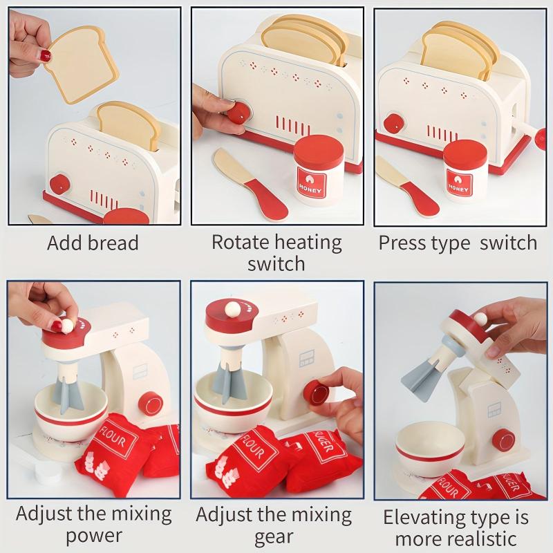 Interactive Burger Coffee Machine Toy Set for Kids