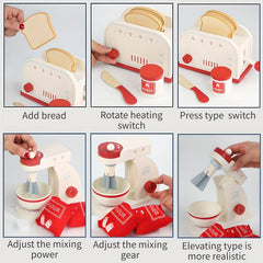 Interactive Burger Coffee Machine Toy Set for Kids