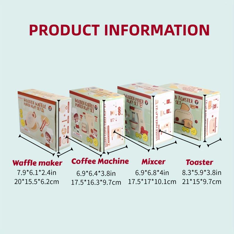 Interactive Burger Coffee Machine Toy Set for Kids