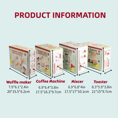 Interactive Burger Coffee Machine Toy Set for Kids