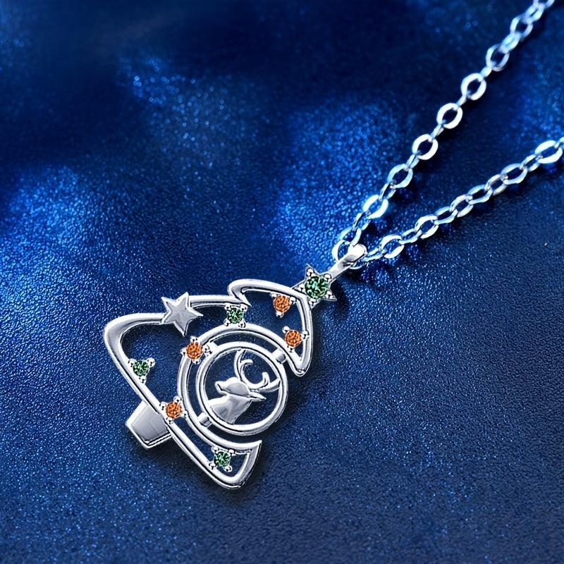 Christmas Tree Necklace Collarbone Chain - Perfect Gift For Girlfriend