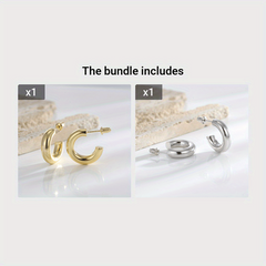 Metal Round Women's Earrings Casual Jewelry Gift