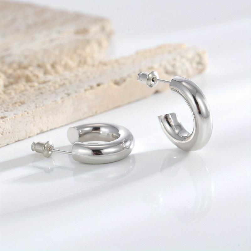 Metal Round Women's Earrings Casual Jewelry Gift