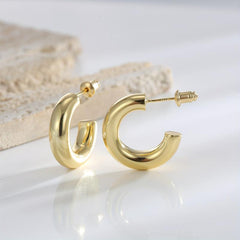Metal Round Women's Earrings Casual Jewelry Gift