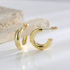 Metal Round Women's Earrings Casual Jewelry Gift