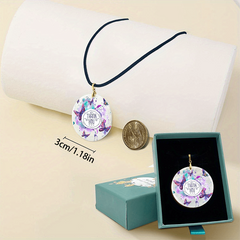 Butterfly Pendant Necklace Thank You Gift