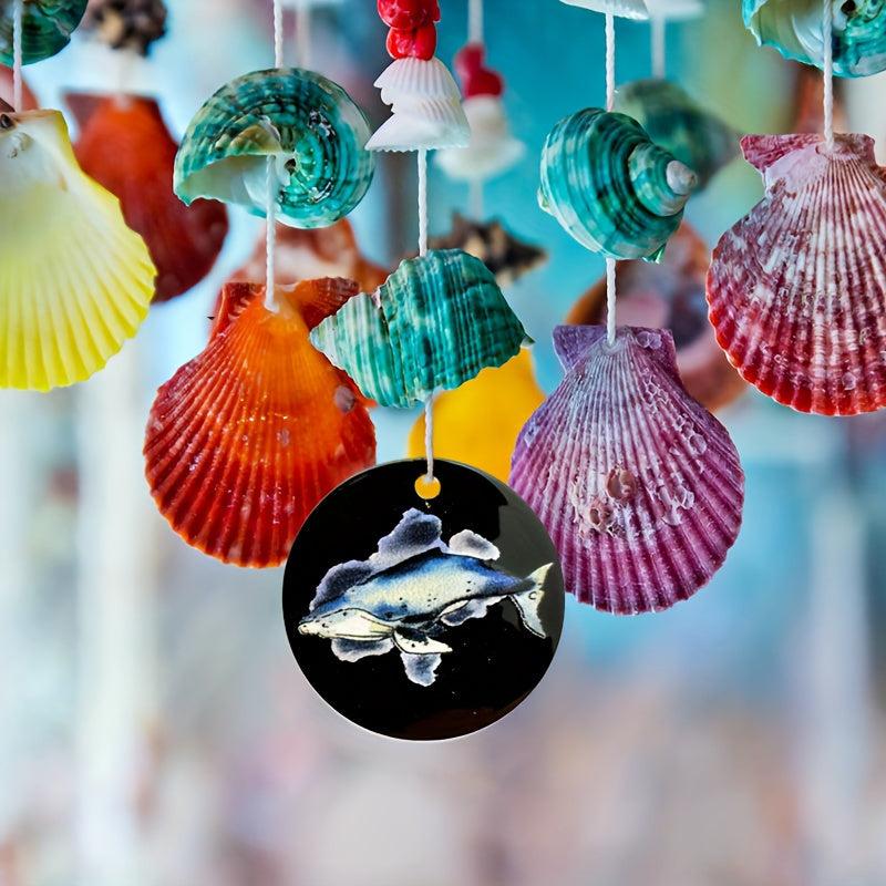 Whales Marine Creatures Pendant Necklace Adjustable Chain Necklace