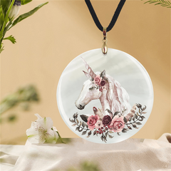 Animal Unicorn Pendant Necklace Adjustable Chain For Family Halloween Christmas