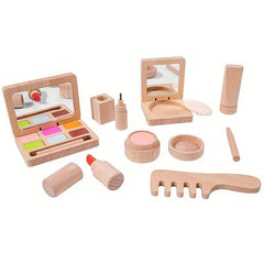 Children's Gift Makeup Toy Wooden Dressing Set