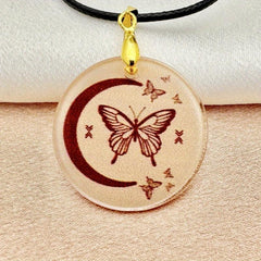 Boho Butterfly Pendant Necklace Birthday Halloween Christmas Anniversary