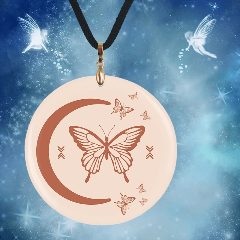 Boho Butterfly Pendant Necklace Birthday Halloween Christmas Anniversary
