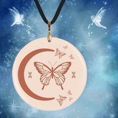 Boho Butterfly Pendant Necklace Birthday Halloween Christmas Anniversary