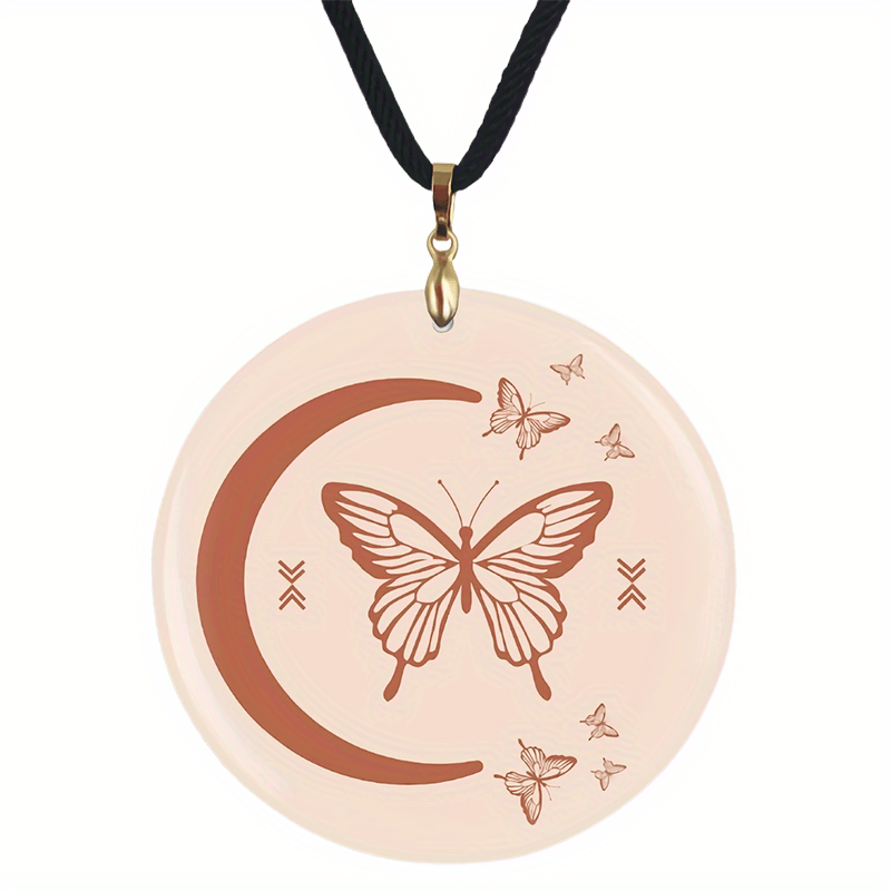 Boho Butterfly Pendant Necklace Birthday Halloween Christmas Anniversary