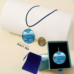 Dolphin And Whale Pendant Necklace For Family Party Gift
