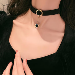 Wide Brimmed Neck Cover Jewelry Neck Strap