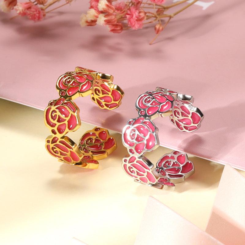 Unique Flower Glow Ring Jewelry Gift