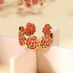Unique Flower Glow Ring Jewelry Gift