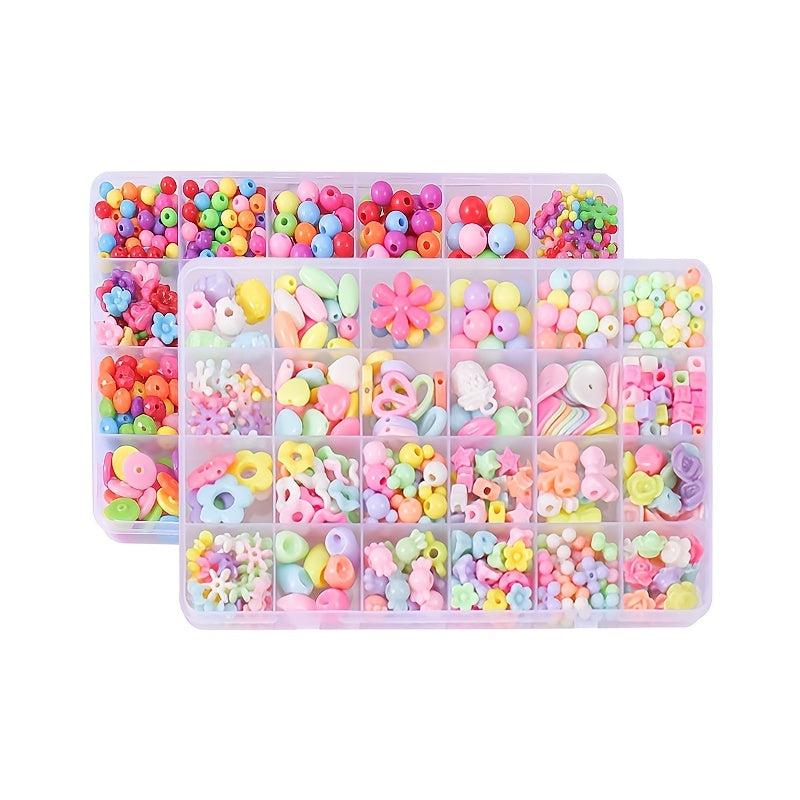 Kids Beaded Girls DIY Jewelry Educational Toy Bracelet Necklace Kit