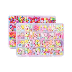 Kids Beaded Girls DIY Jewelry Educational Toy Bracelet Necklace Kit