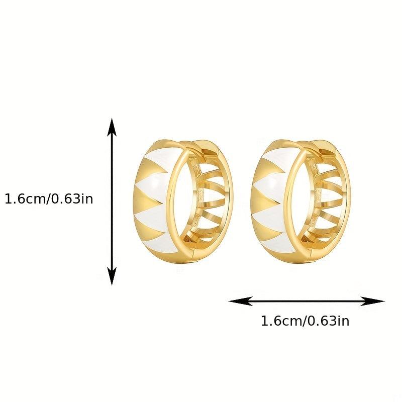 Triangle Circle Earrings for Women, Accessories Girls