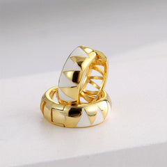 Triangle Circle Earrings for Women, Accessories Girls