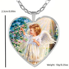 Love Heart Pendant Necklace I Love You Necklace Jewelry Gift