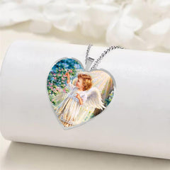 Love Heart Pendant Necklace I Love You Necklace Jewelry Gift
