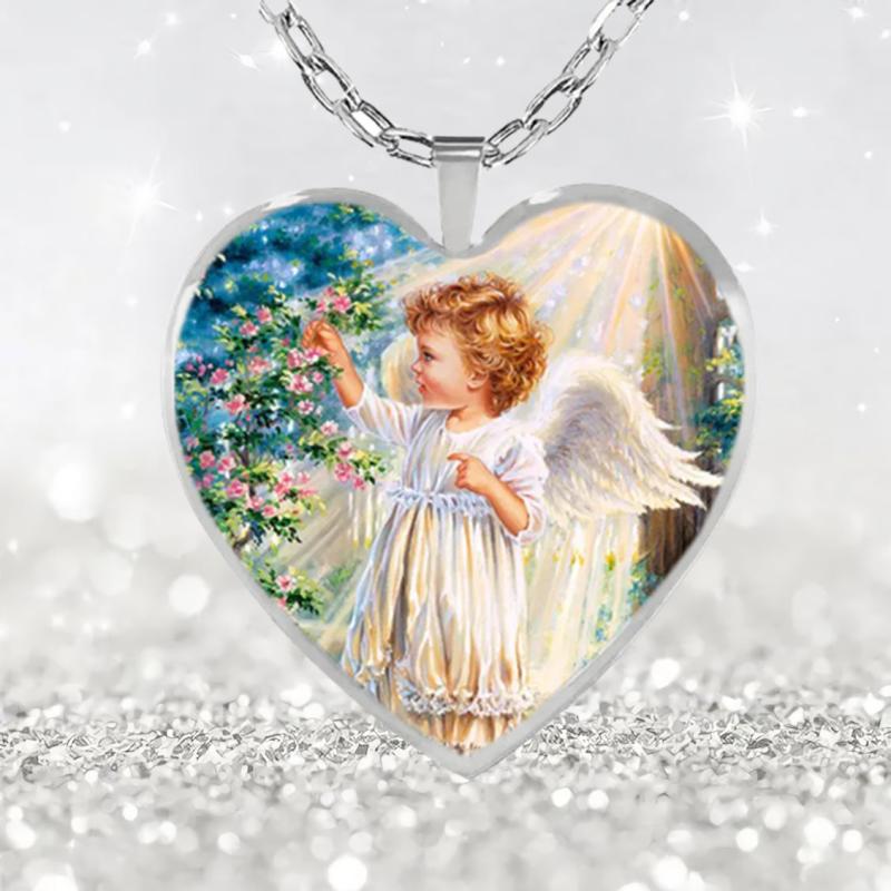 Love Heart Pendant Necklace I Love You Necklace Jewelry Gift