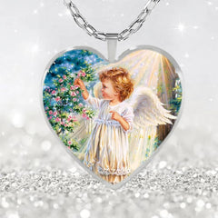 Love Heart Pendant Necklace I Love You Necklace Jewelry Gift