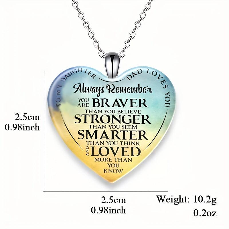 Crystal Pendant Alphabet Necklace English Birthday Gift